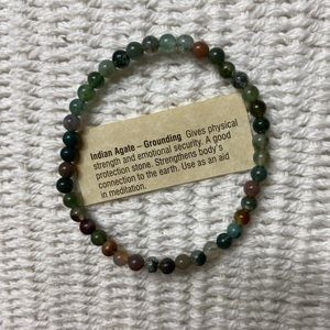INDIAN AGATE GROUNDING BRACELET
